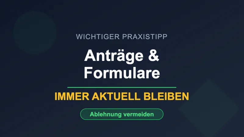 Aktuelle Formulare für Anträge beim Hauptzollamt